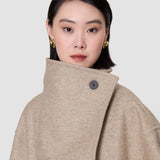 Beige Isaia Wool Blend Coat - Joseph