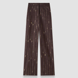 Purple Isotta Slub Wool Trousers - Joseph