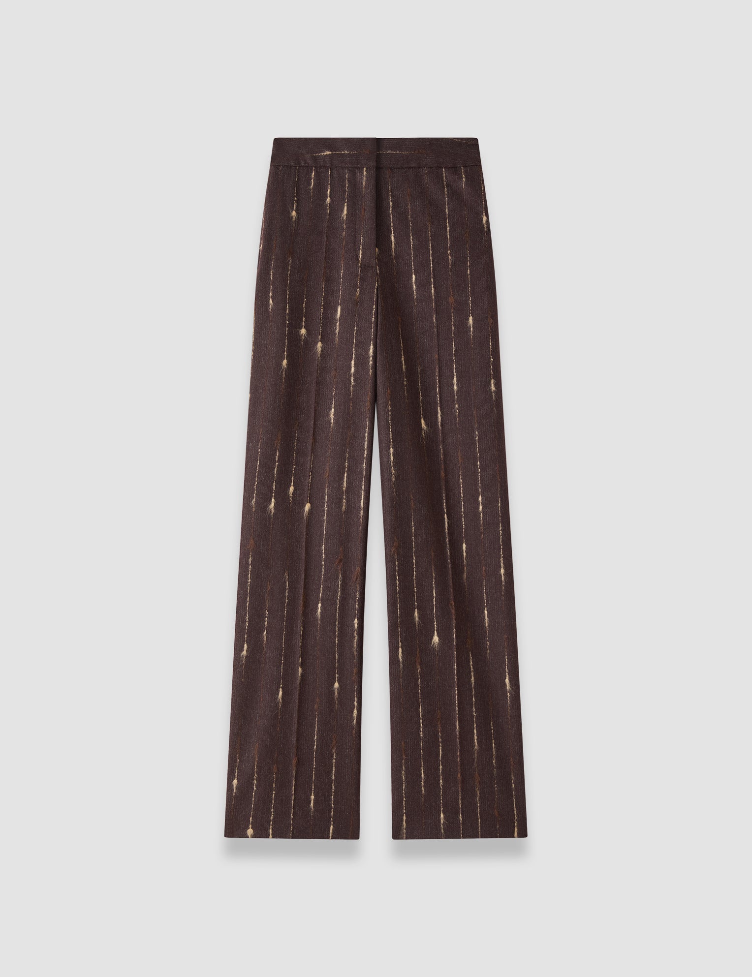 Purple Isotta Slub Wool Trousers - Joseph