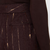 Purple Isotta Slub Wool Trousers - Joseph