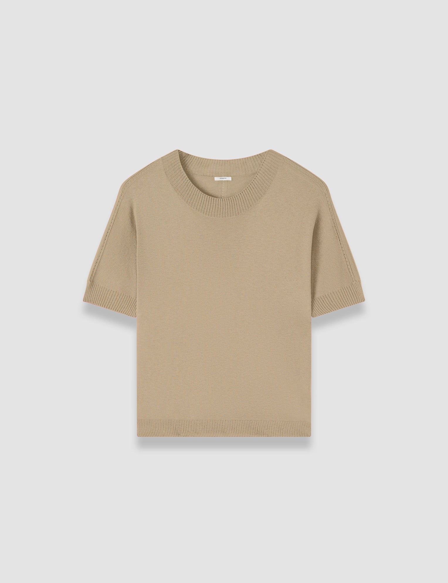 Beige Jana Silk Knit Top - Joseph