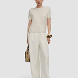 Beige Jana Silk Knit Top - Joseph
