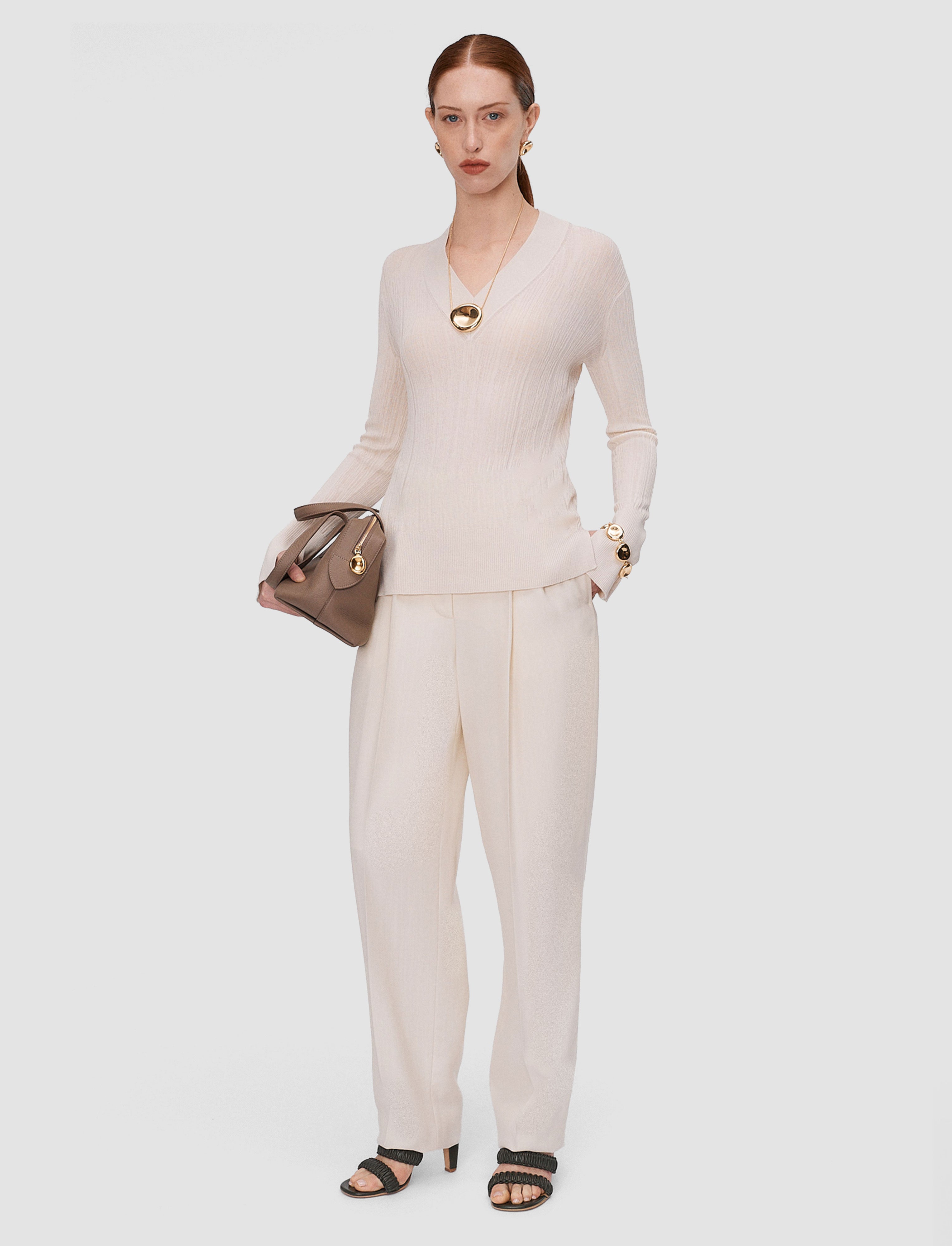 white-jardin-silk-cotton-rib-jumper-JOSEPH