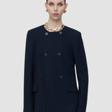 Blue Jerri Textured Wool Jacket - Joseph