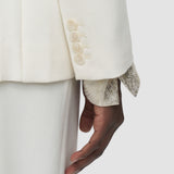 White Jerri Textured Wool Jacket - Joseph