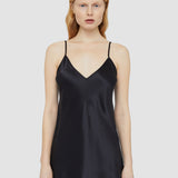 Black Clea Silk Satin Camisole - Joseph