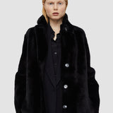 Black Britanny Reversible Shearling Coat - Joseph