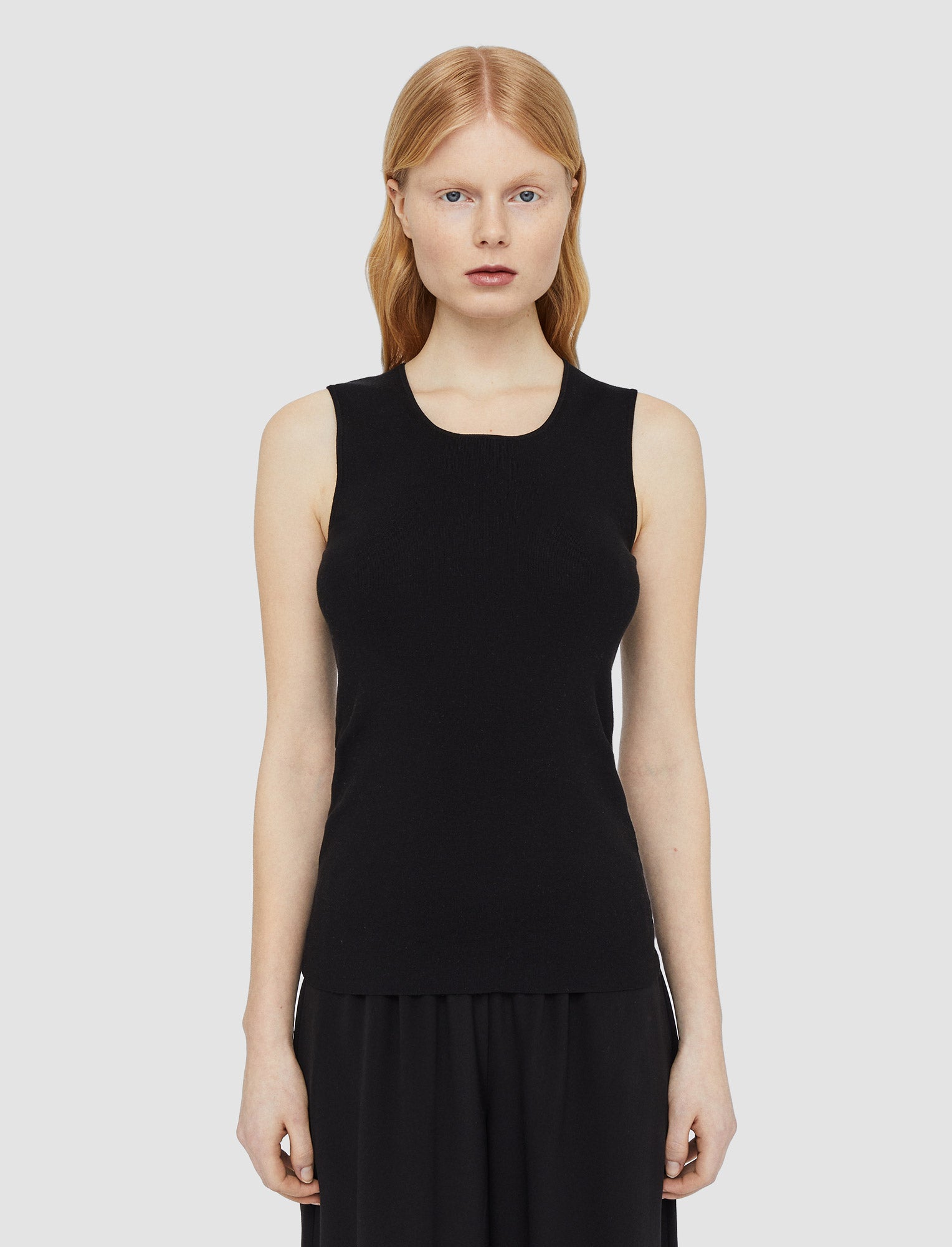 black-silk-stretch-tank-top-JOSEPH