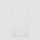 White Silk Stretch Tank Top - Joseph