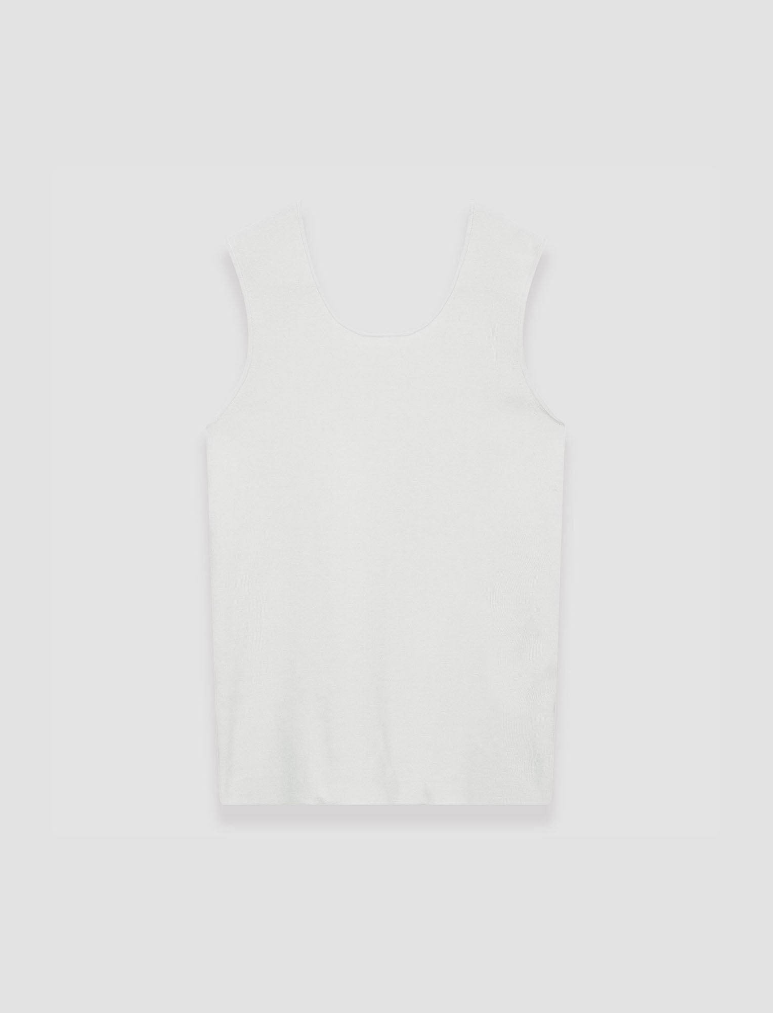 white-silk-stretch-tank-top-JOSEPH