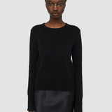 Black Pure Cashmere Round Neck Jumper - Joseph