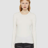 White Silk Stretch Top - Joseph