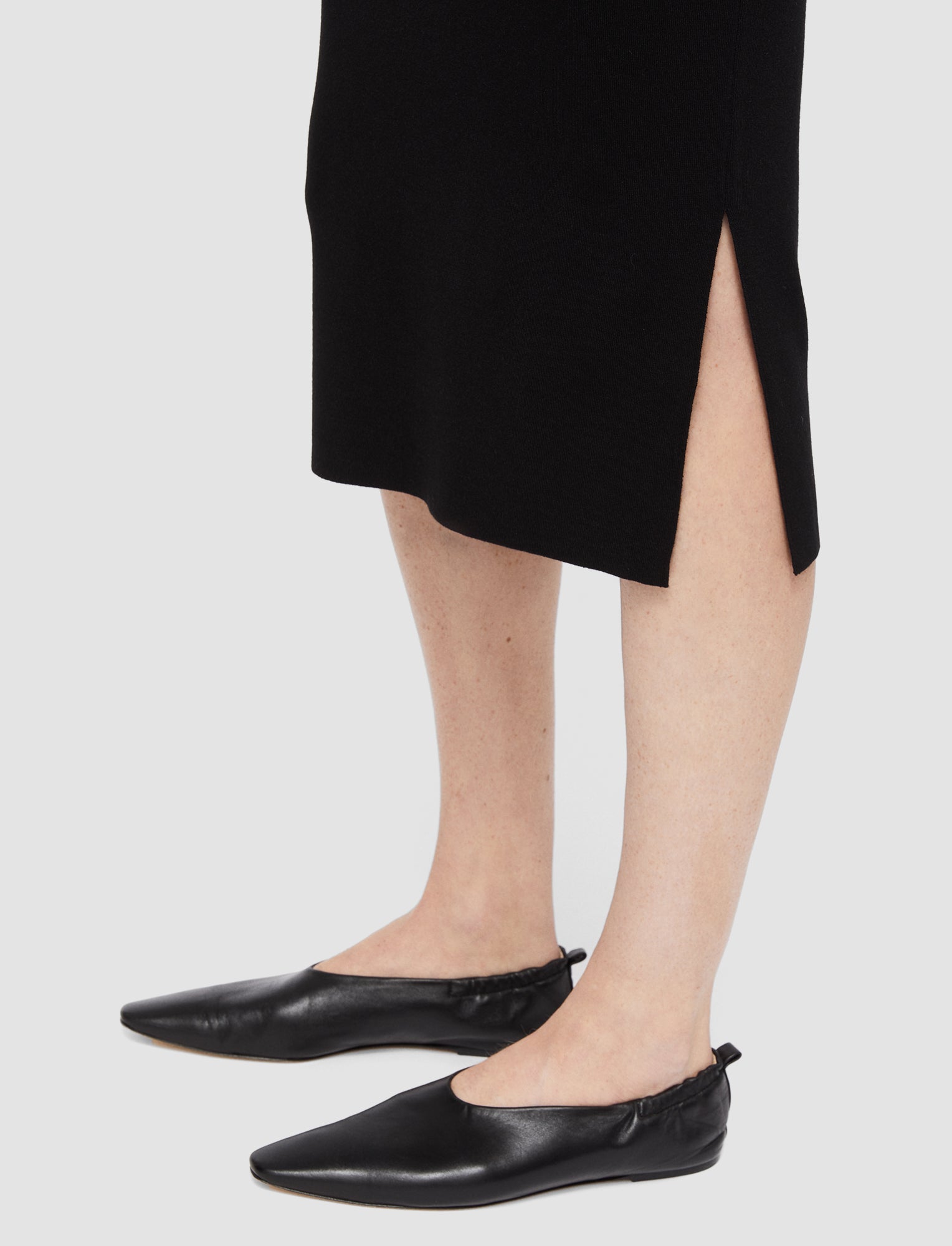 black-silk-stretch-pencil-skirt-JOSEPH