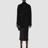 Black Double Face Cashmere Cenda Coat - Joseph