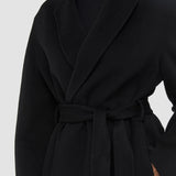 Black Double Face Cashmere Cenda Coat - Joseph