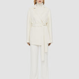 White Double Face Cashmere Cenda Coat - Joseph