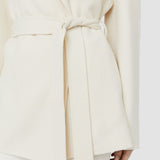 White Double Face Cashmere Cenda Coat - Joseph