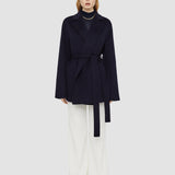 Blue Double Face Cashmere Cenda Coat - Joseph