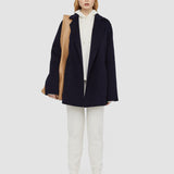 Blue Double Face Cashmere Cenda Coat - Joseph