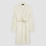 White Double Face Cashmere Cenda Long Coat - Joseph