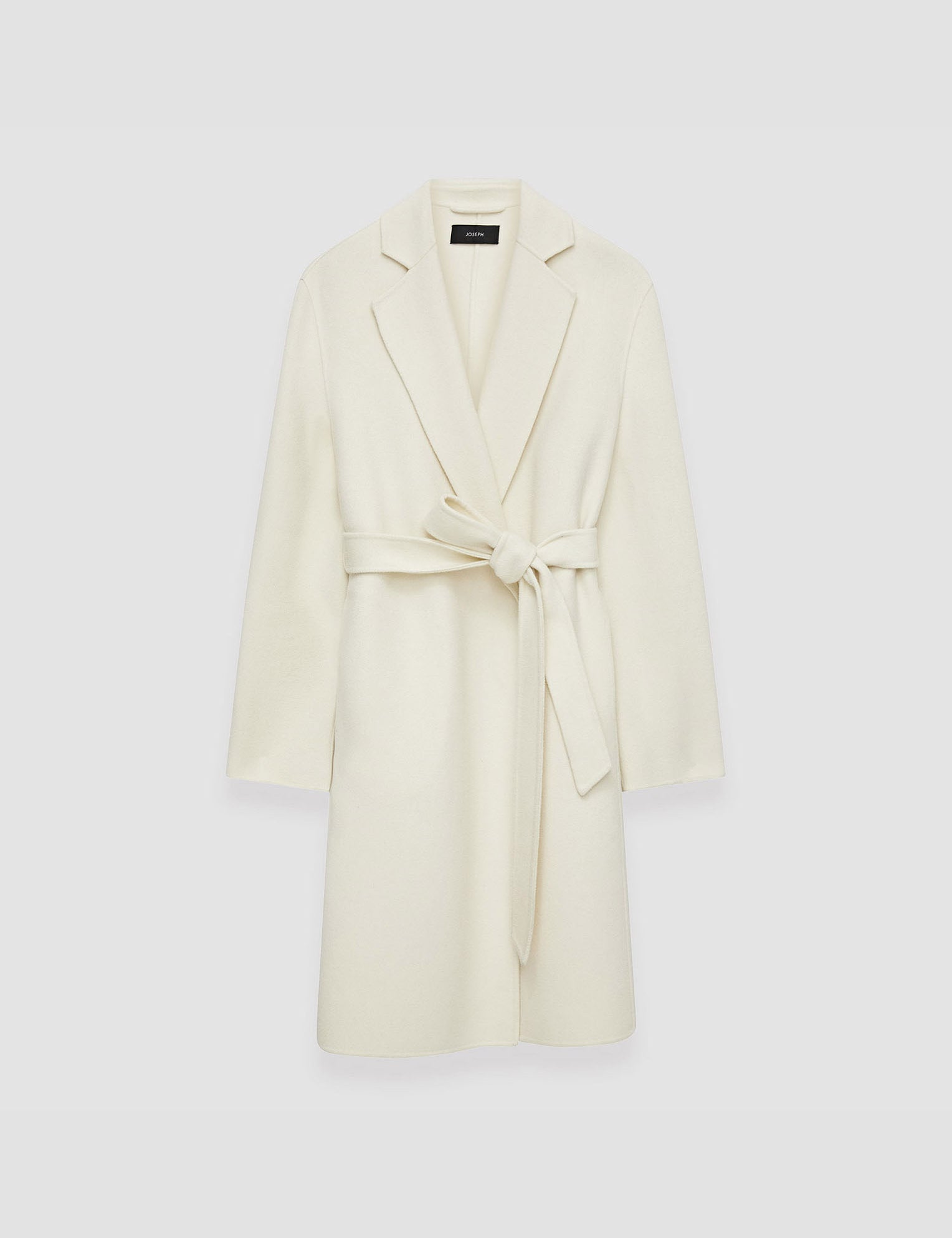 White Double Face Cashmere Cenda Long Coat - Joseph