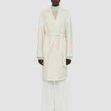 White Double Face Cashmere Cenda Long Coat - Joseph