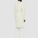 White Double Face Cashmere Cenda Long Coat - Joseph