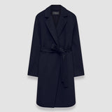 Blue Double Face Cashmere Cenda Long Coat - Joseph