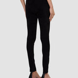 Black Suede Stretch Leggings - Joseph