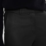 Black Coleman Leather Stretch Trousers - Joseph