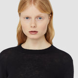 Black Cashair Round Neck Jumper - Joseph