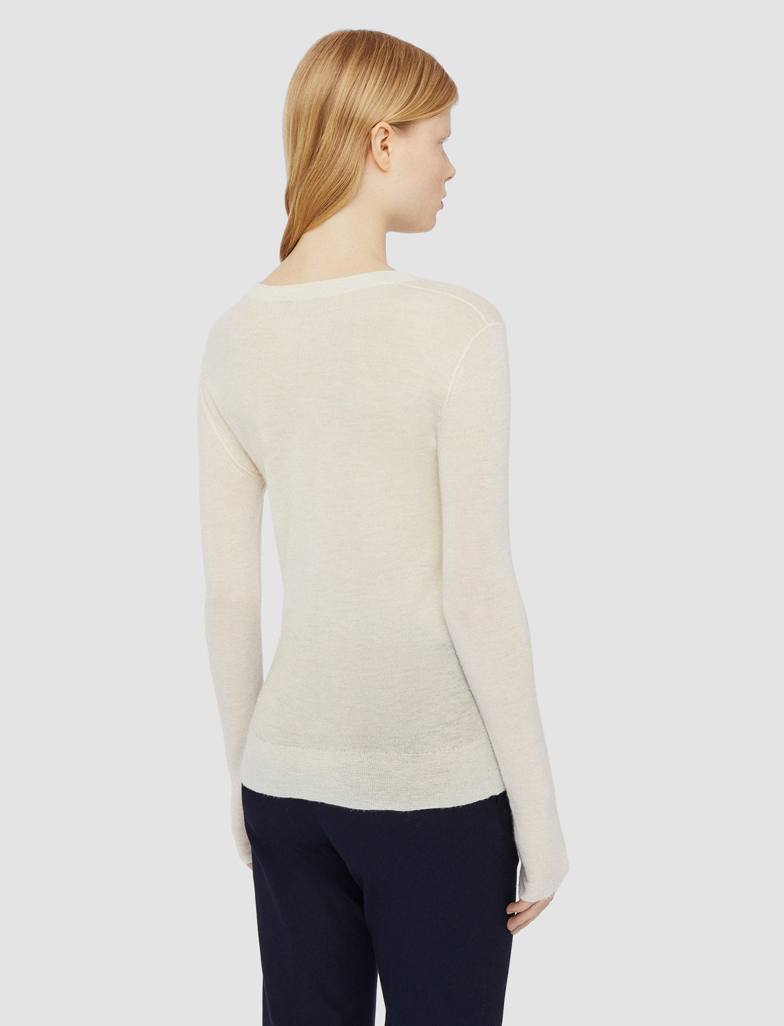 blanc-pull-col-rond-en-cashair-JOSEPH