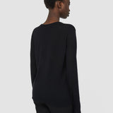 Black Cashair V Neck Jumper - Joseph