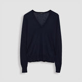 Blue Cashair V Neck Jumper - Joseph