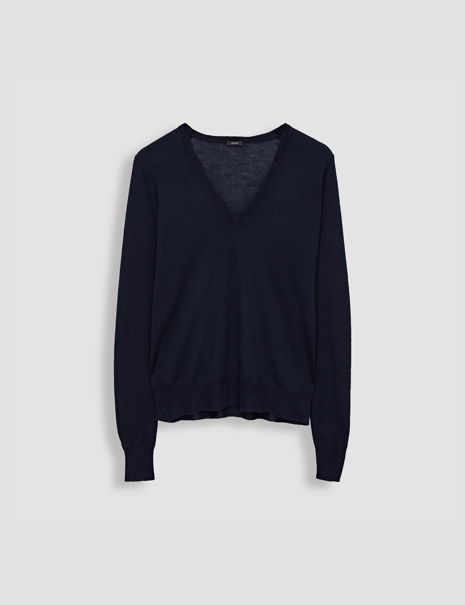 Blue Cashair V Neck Jumper - Joseph