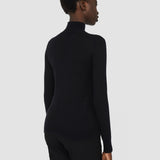 Black Cashair High Neck Jumper - Joseph