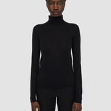 Black Cashair High Neck Jumper - Joseph