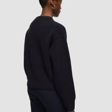 Blue Cardigan Stitch Jumper - Joseph