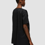 Black Ramie Voile Birna Top - Joseph