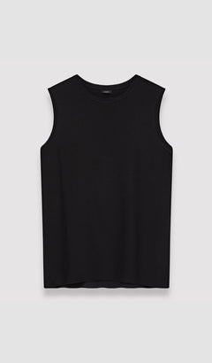 Black Silk Crepe de Soie Bley Blouse - Joseph
