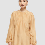 Beige Habotai Belina Top - Joseph