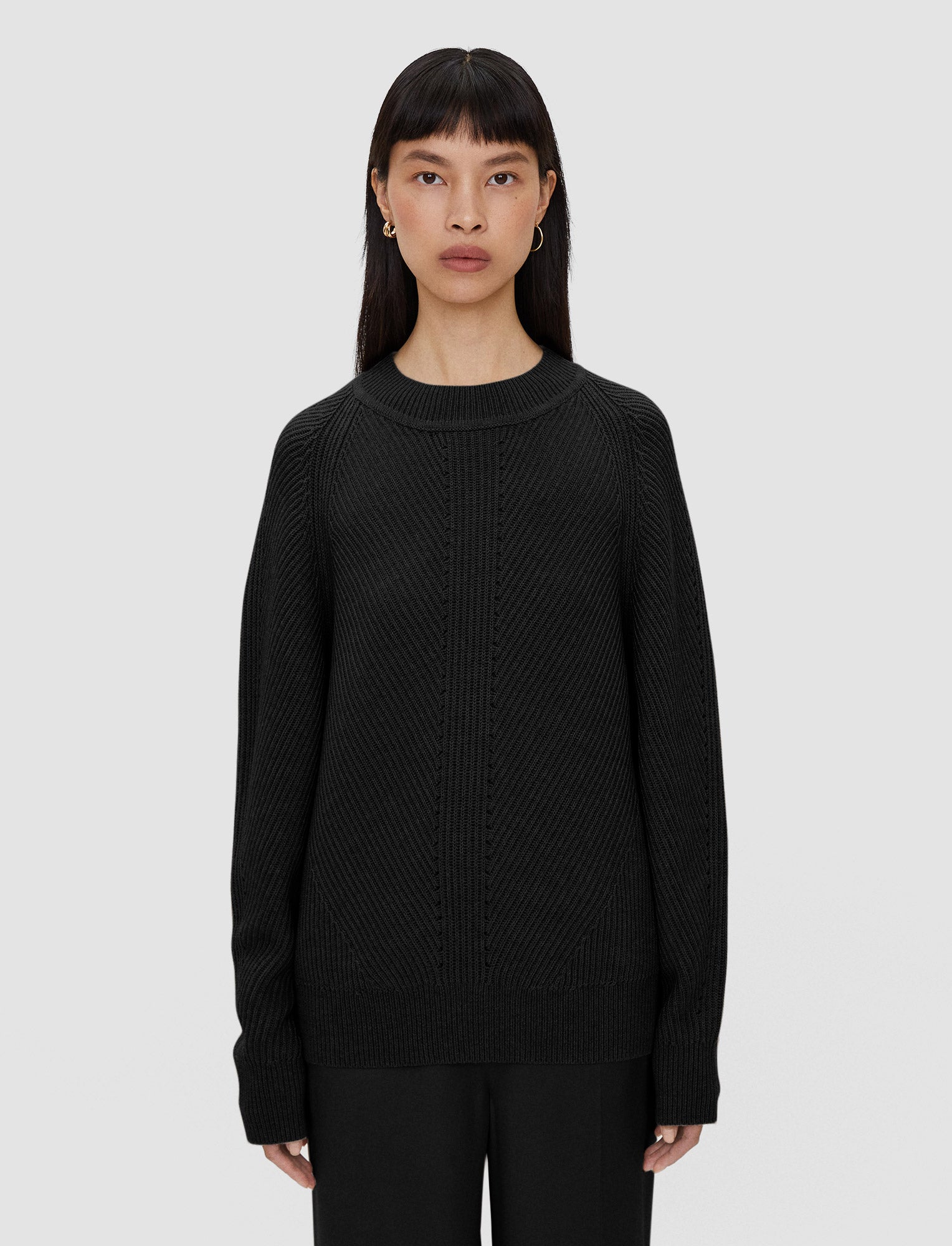 black-luxe-cardigan-stitch-round-neck-jumper-JOSEPH