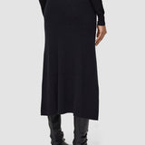 Black Luxe Cardigan Stitch Skirt - Joseph