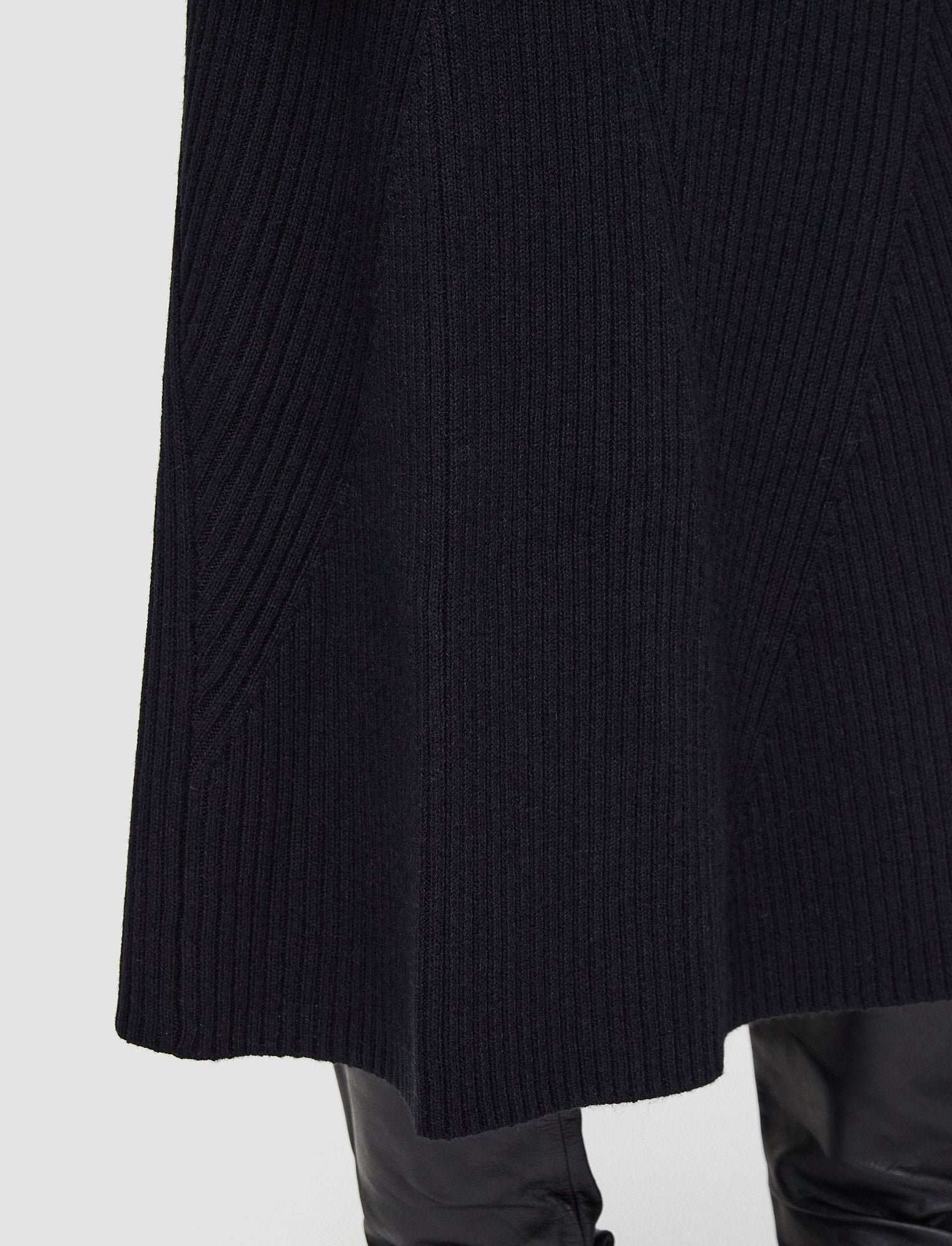 black-luxe-cardigan-stitch-skirt-JOSEPH