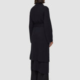 Black Luxe Cardigan Stitch Coat - Joseph