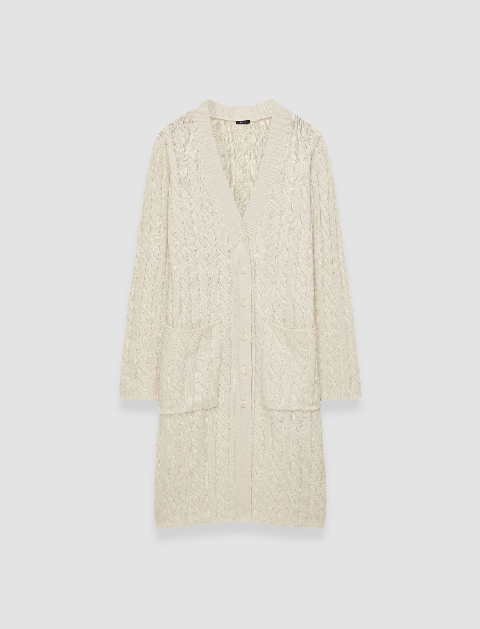 blanc-cardigan-en-maille-torsadee-JOSEPH