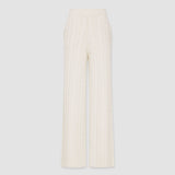 Light Cable Knit Trousers