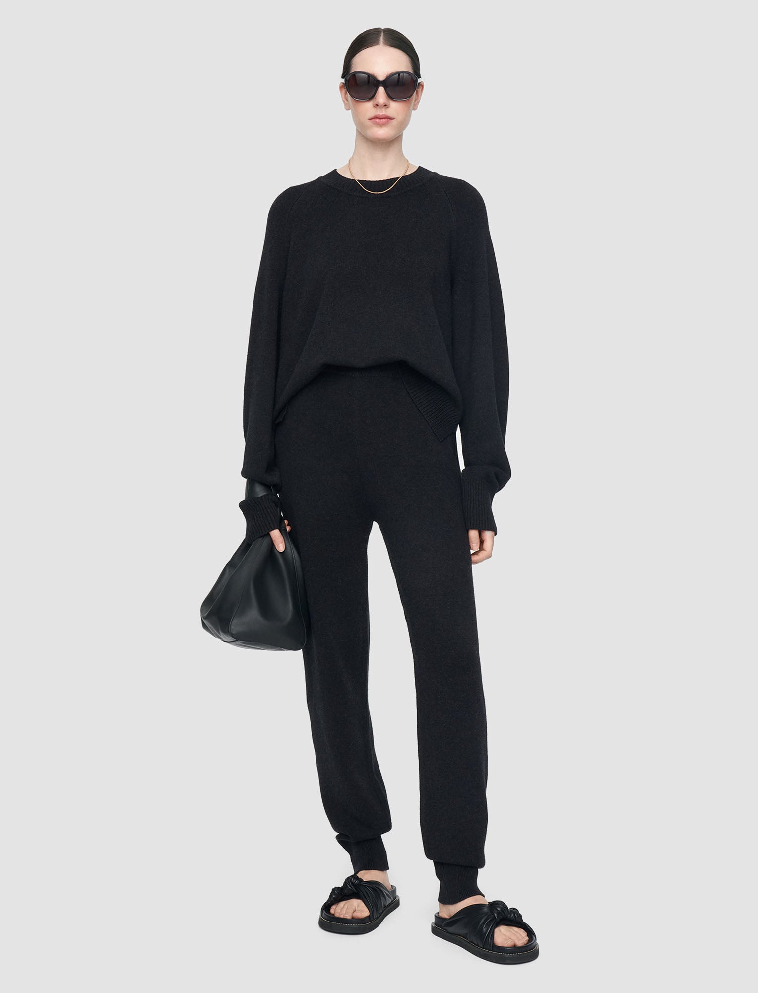 black-silk-cashmere-loungewear-trousers-JOSEPH