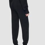 black Silk Cashmere Loungewear Trousers - Joseph