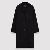 Black Double Face Cashmere Caia Coat - Joseph